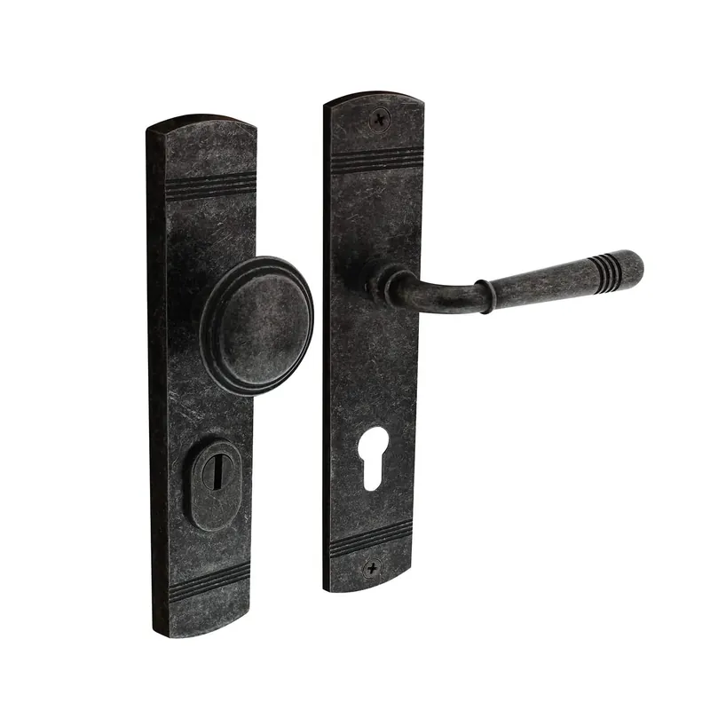 Exclusieve Aanbieding Intersteel Veiligheidsbeslag Helena PC72 Oud Grijs Afgerond Geveerd