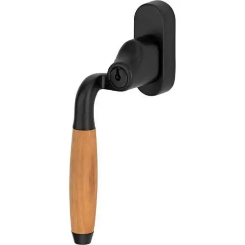 Artitec Mi Satori SKG2 Draaikiep sluiting Ton teak/smal Links mat zwart Weekendaanbieding