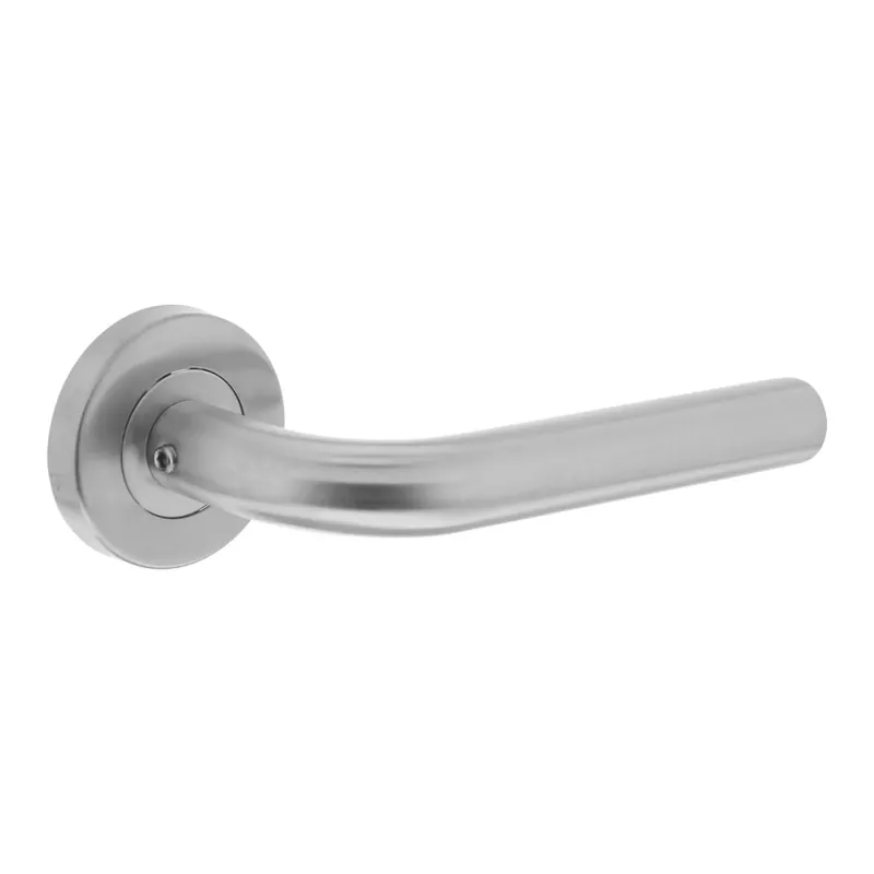 Intersteel Deurkruk op rozet recht RVS ø53x9 rvs Nieuw
