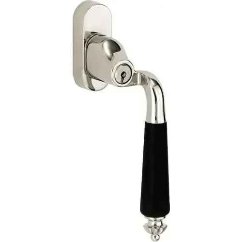 Artitec Mi Satori SKG2 Draaikiep sluiting Nouveau ebben/smal Rechts glans nikkel Speciale Aanbieding
