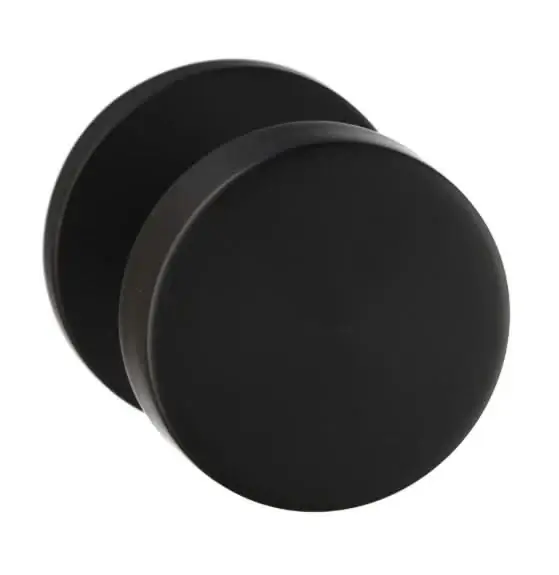 Speciale Aanbieding Artitec Vaste knop Permafix rond ø52x6mm PVD Zwart