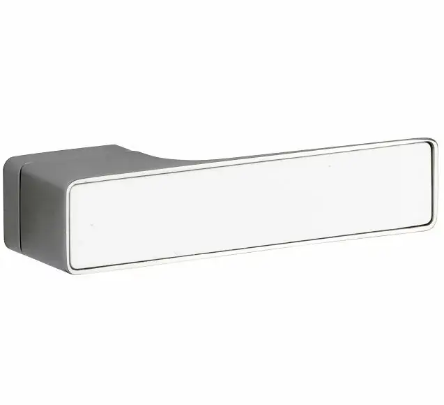 Rechtstreeks Van De Fabrikant Artitec deurkruk op rozet Maximal Glans chroom/Wit glas