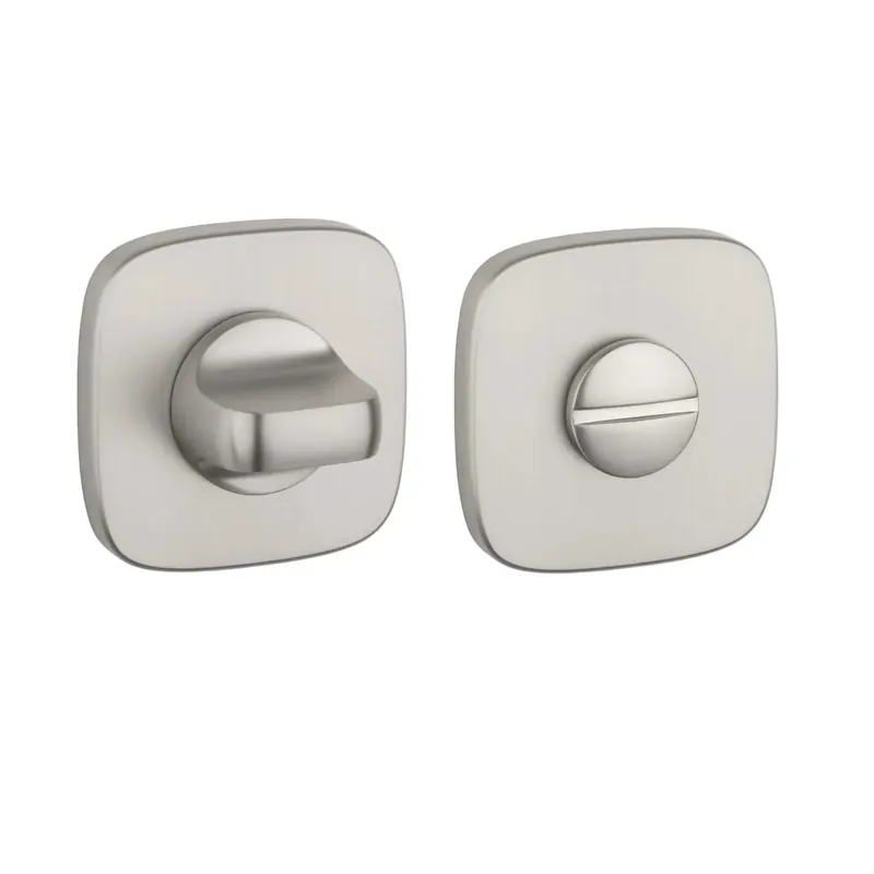 Gecertificeerd APRILE WC Sluiting Afgerond Nikkel 53x53x7mm