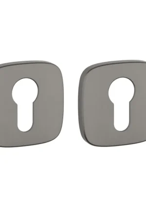 APRILE Cilinderrozet Afgerond Grafiet 53x53x7mm Must-Have