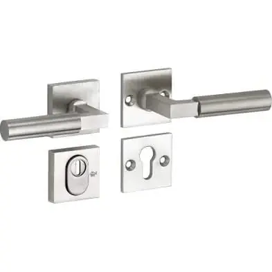 Artitec Mi Satori SKG3 kruk/kruk op rozet Bauhaus m/ KTB mat nikkel / mat nikkel PVD Superprijs