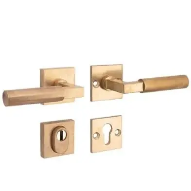 Laatste Kans Artitec Mi Satori SKG3 kruk/kruk op rozet Bauhaus m/ KTB messing antiek