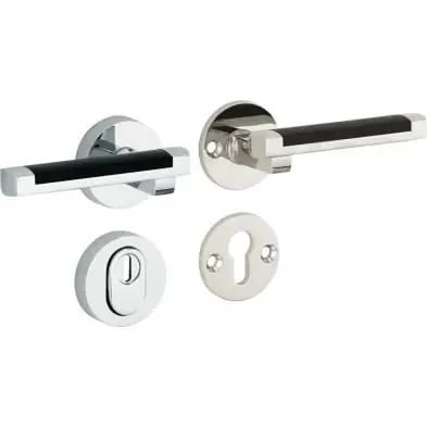 Flitsaanbieding Artitec Mi Satori SKG3 kruk/kruk op rozet Dual m/ KTB glans nikkel / glans chroom