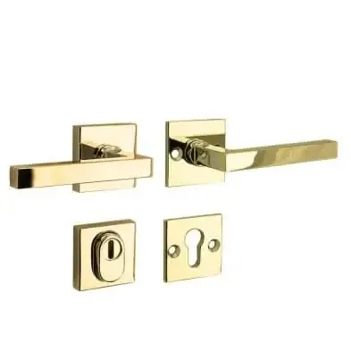 Artitec Mi Satori SKG3 kruk/kruk op rozet Kare m/ KTB messing gelakt/messing PVD Bestseller