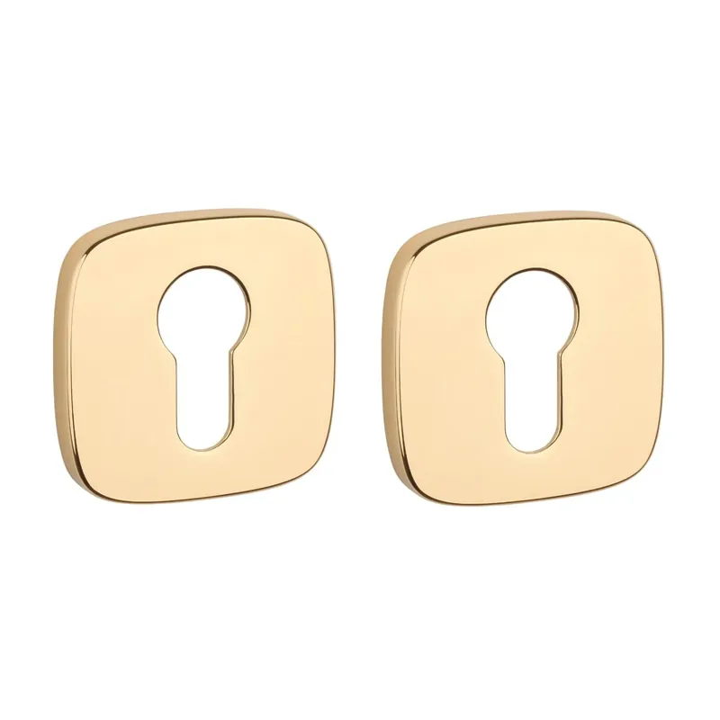 APRILE Cilinderrozet Afgerond Goud Gepolijst 53x53x7mm Flitsaanbieding