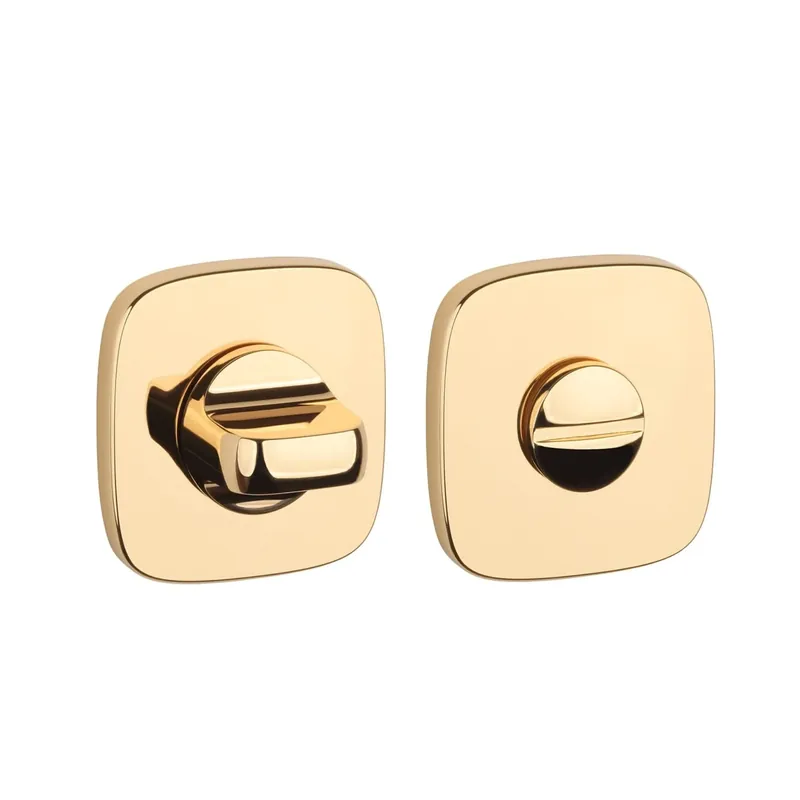 Seizoensaanbieding APRILE Wc Sluiting Afgerond Goud Gepolijst 53x53x7mm