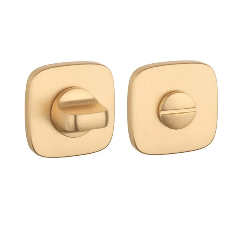 APRILE WC Sluiting Afgerond Mat Goud 53x53x7mm Gecertificeerd