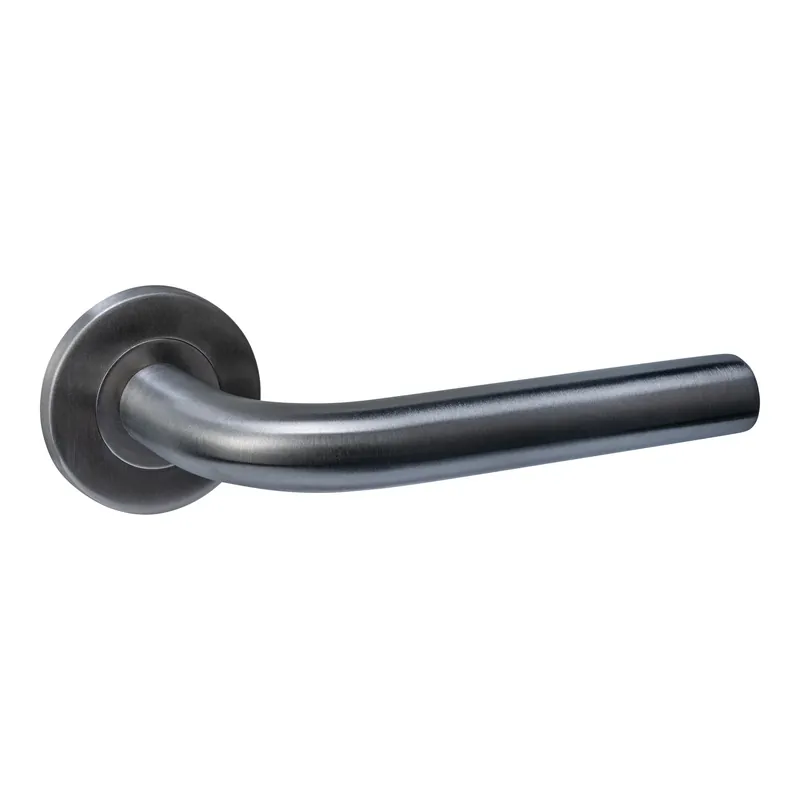 Intersteel deurkruk Q 02 op rozet 52x6mm pvd antraciet Direct Beschikbaar