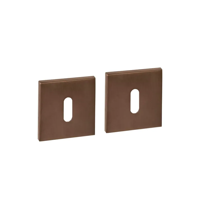 Flitsaanbieding Intersteel Q sleutelrozetten verdekt 53x53x6mm pvd brons