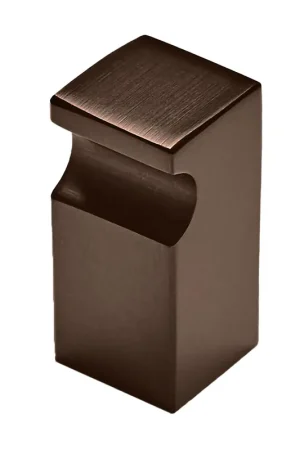 Shop Nu HHD Pro Meubelknop Kasttrekker Cubica Top 12mm Mat Brons