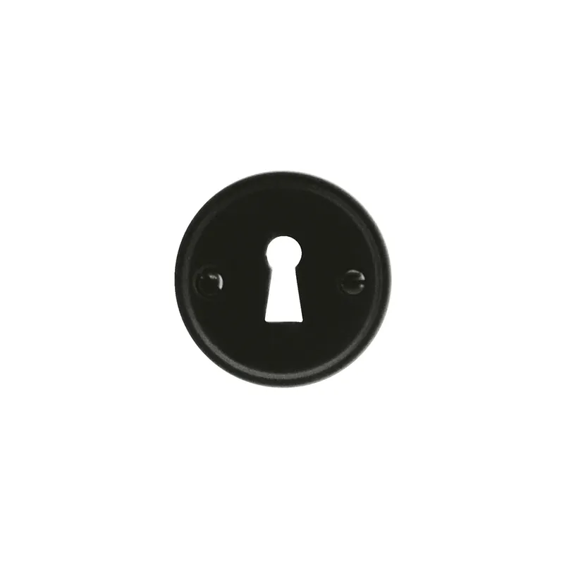 Laatste Kans HDD Pro Sleutelplaatje Rond Retro 48 Mm Plat Zwart