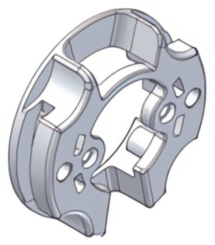 Beperkt Aanbod FAAC TM2 SUP35 CLIP standaard bevestigingsbeugel TM2 35 buismotor