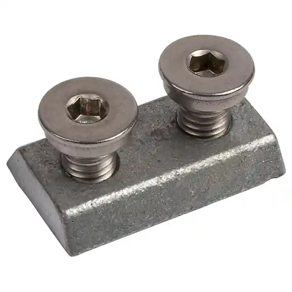Premium Locinox klauwnut en M16 bouten voor 4D poortscharnieren