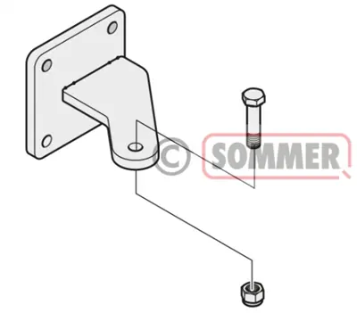 Sommer Paalbeslag standaard Twist XL Favoriet