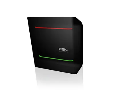 Bestel Nu FEIG ID MAX.U500i long range toegangscontrole voor voertuigen met UHF RFID-antenne en ingebouwde signalisatie verlichting