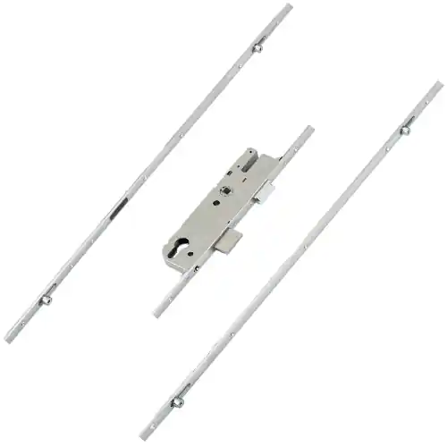 GU 30814 meerpuntssluiting met rolnokken cilinderbediend PC72 doornmaat 50mm voorplaat 16mm Op = Op