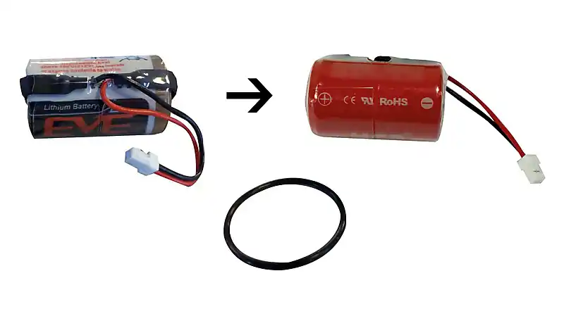 DOM Batterij met O-Ring voor DOM Protector Speciale Aanbieding
