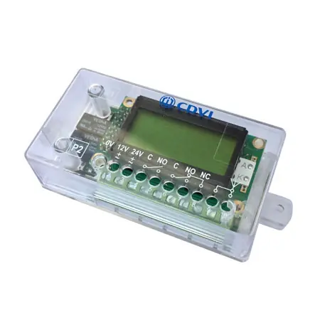 Gratis Retour Ontvanger 433 Mhz - 2 relais met display (100 zenders)