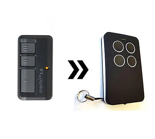 Veilige Betaling Universele Stedaparts Handzender compatible met MERLIN 2.0 E943M