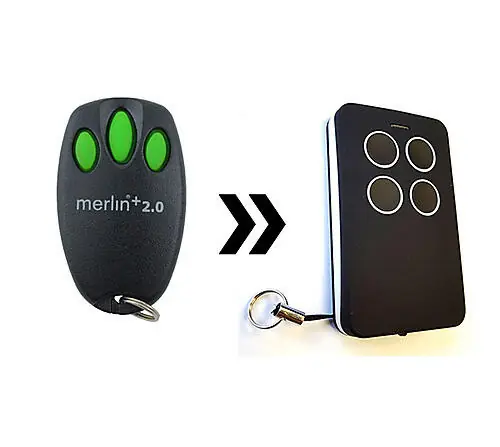 Universele Stedaparts Handzender compatible met MERLIN 2.0 E945M Op = Op