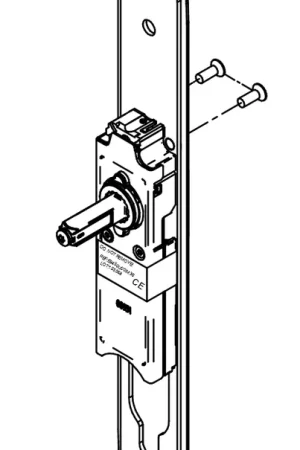 Salto elektronisch beslag koppelmodule voor modellen 52 54 57 (PC) 8 MM Weekendaanbieding
