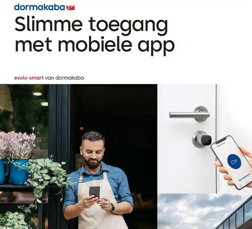 dormakaba Evolo Smart - Slimme toegang met mobiele app Laatste Kans