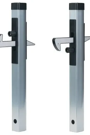 Superprijs Poortvanger aluminium met veer en aanslag Locinox