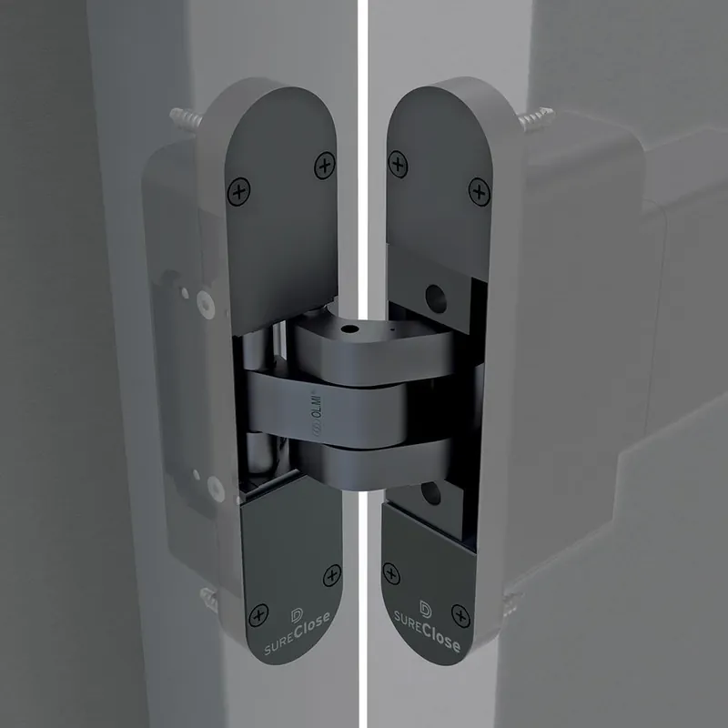 Koop Online Onzichtbare hydraulische zelfsluitend scharnieren voor poorten en deuren Sureclose