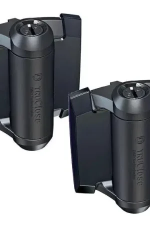 Direct Beschikbaar D&D TruClose Heavy Duty zelfsluitend veerscharnier voor poorten 70kg set van 2 stuks