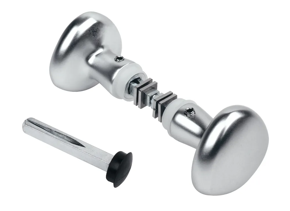 Weekendaanbieding Bolkrukset in aluminium Locinox, 1 of 2 zijden vergrendeld