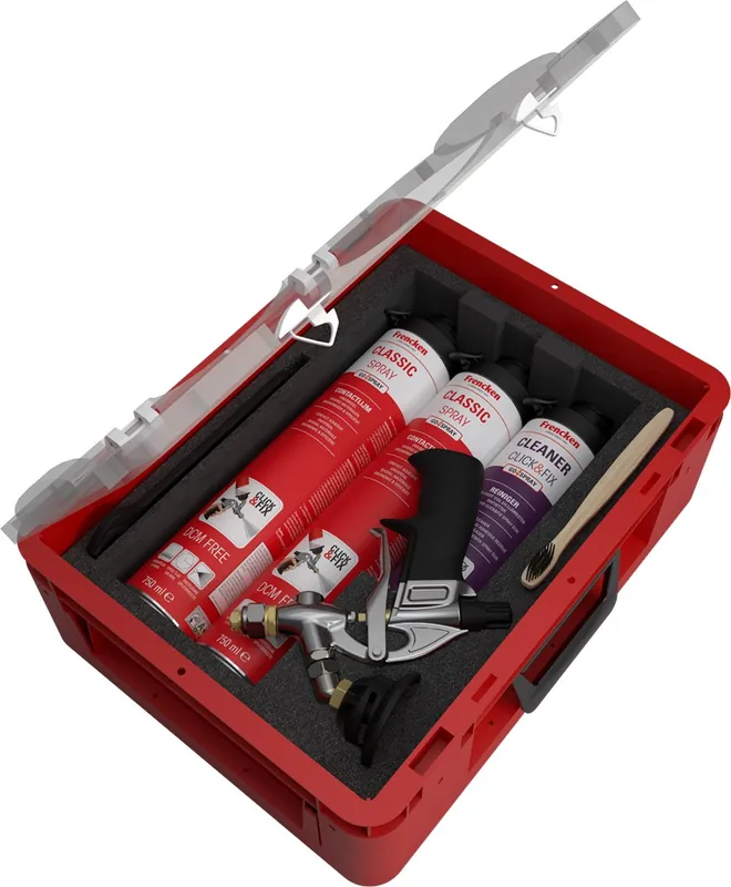 Op = Op spuitlijm click & fix startset frencken