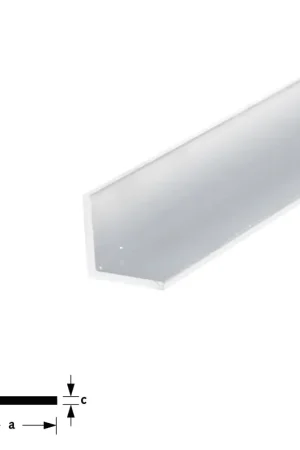 Finale Uitverkoop hoekprofiel aluminium brute