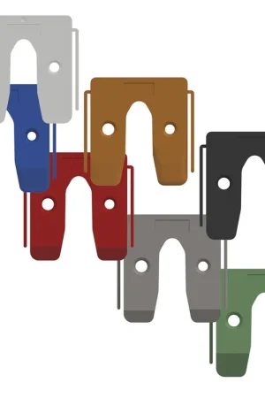 Aanbieding assortiment uitvulplaatjes kunststof