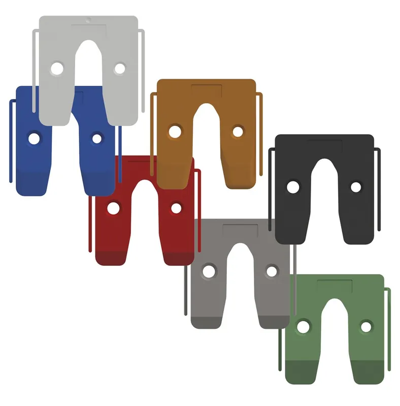 Aanbieding assortiment uitvulplaatjes kunststof