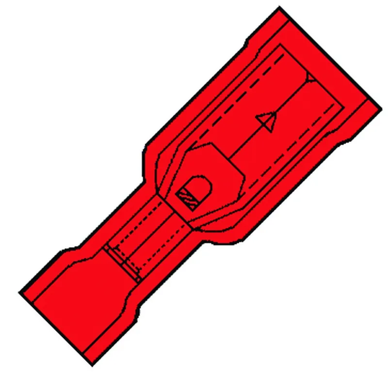 kabelschoen buskontakt rood Nieuw