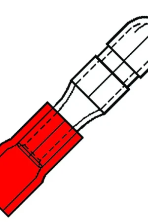 Dagaanbieding kabelschoen pensteker geisoleerd rood