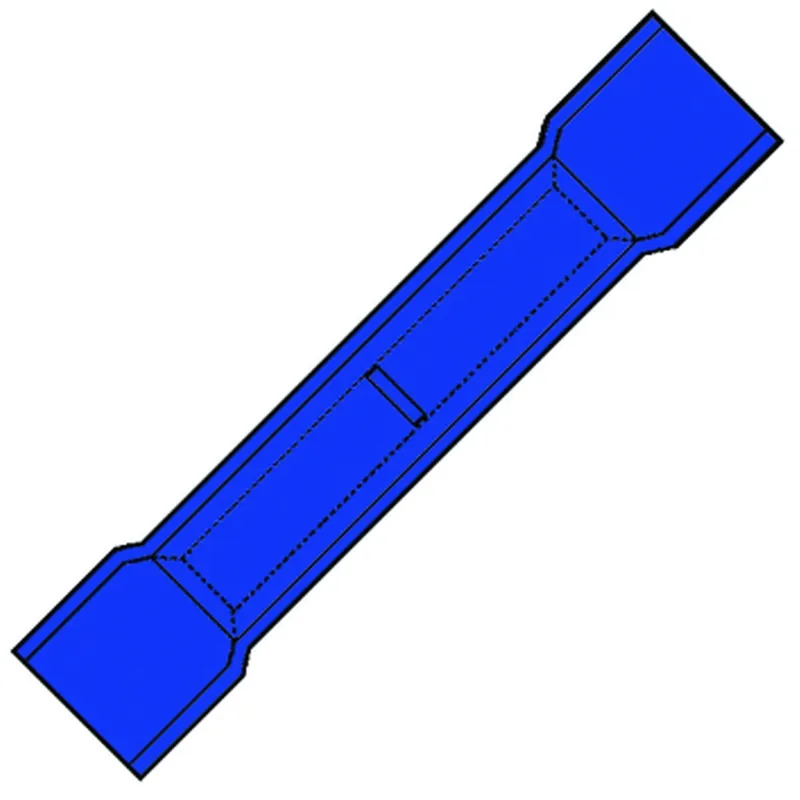 Veilige Betaling kabelschoen verbinder geisoleerd blauw