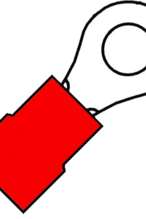 kabelschoen ring geisoleerd rood Bestseller