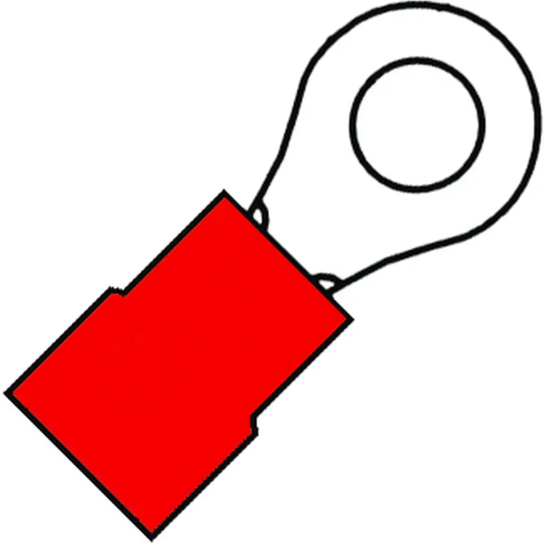 kabelschoen ring geisoleerd rood Bestseller