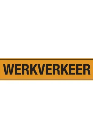 Speciale Aanbieding werkverkeer sticker vinyl