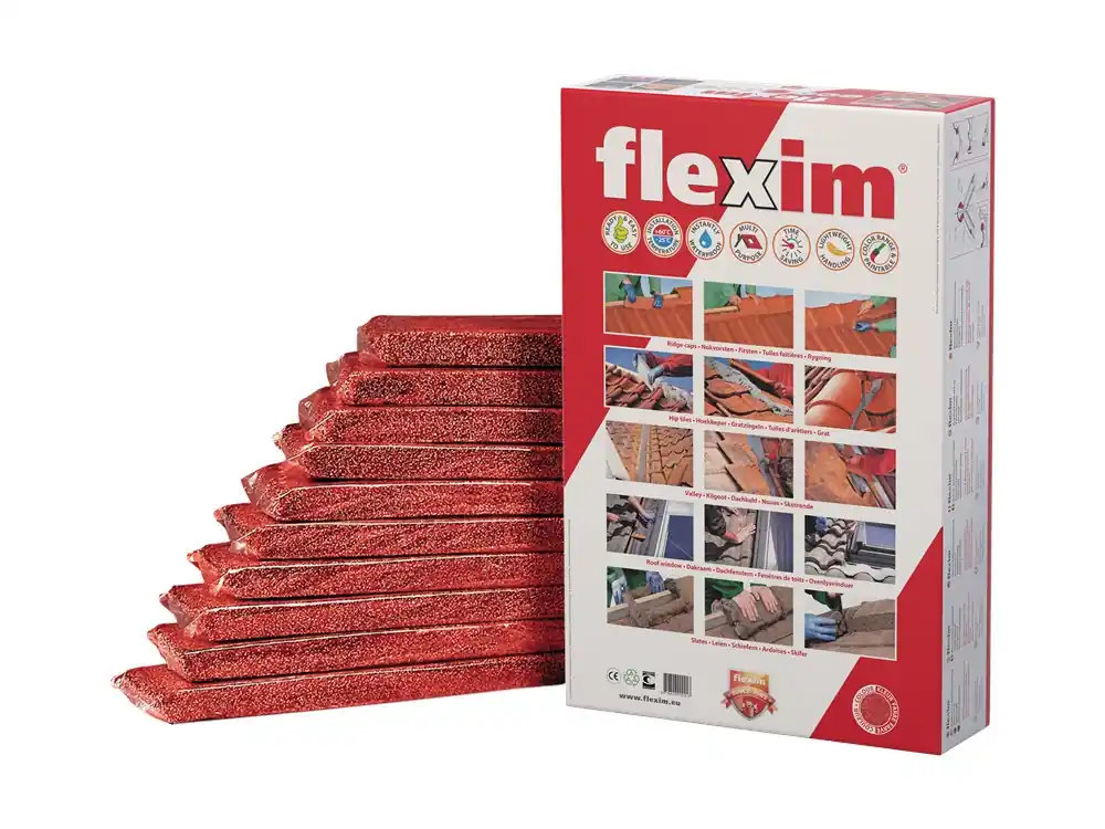 Hete Deal dakmortel flexim rood