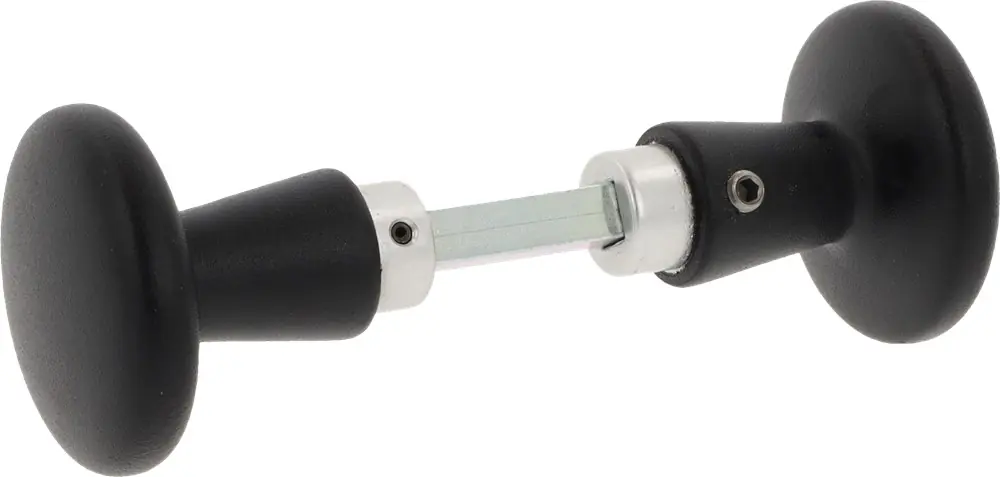 Bestseller knopkruk aluminium zwart oxloc