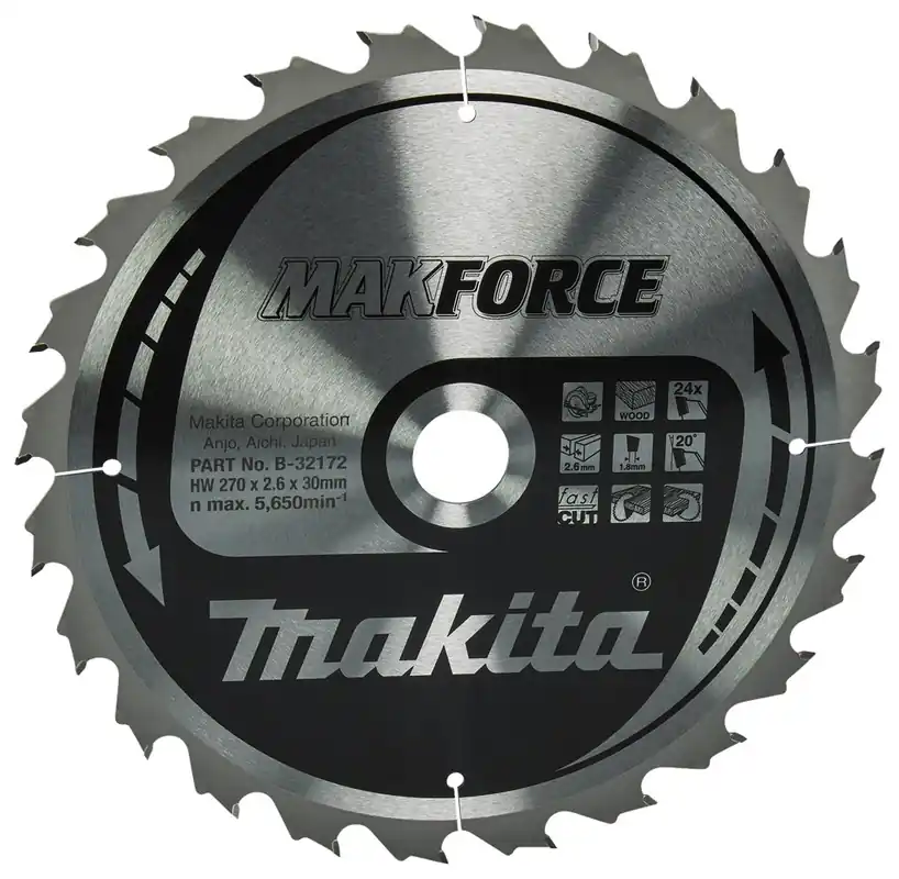 Weekendaanbieding cirkelzaagblad hm makita