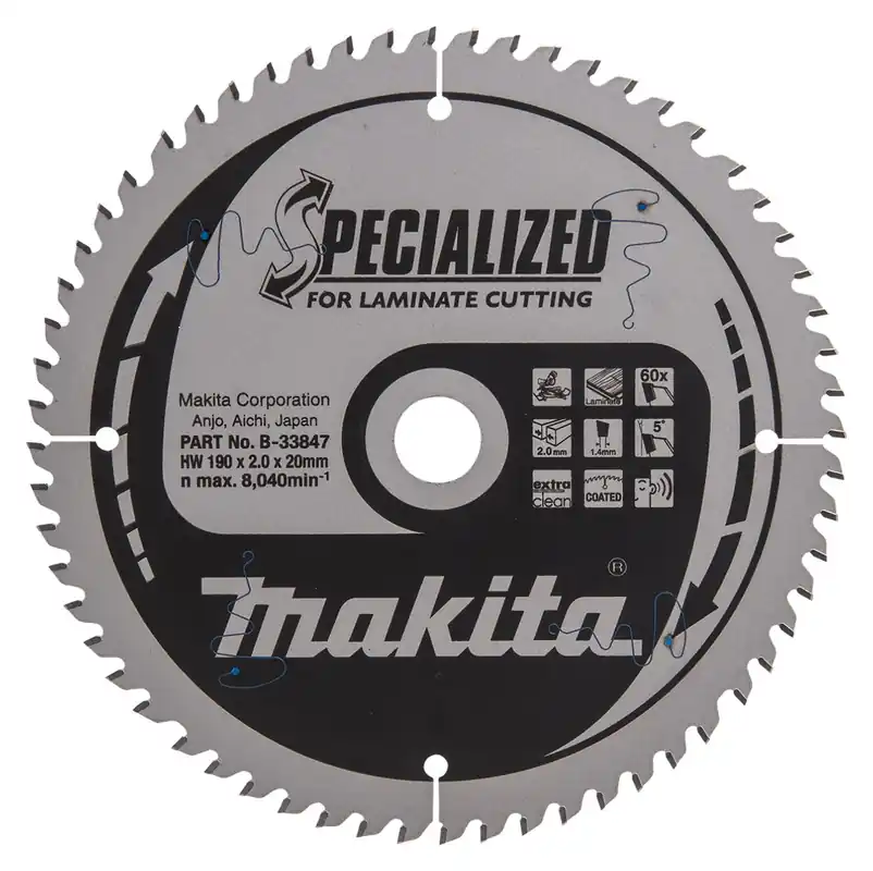 Seizoensaanbieding afkortzaagblad hm makita