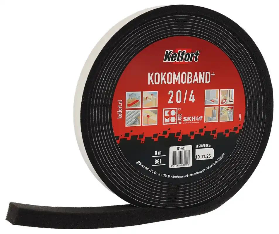 Superprijs kokomoband zwart kelfort