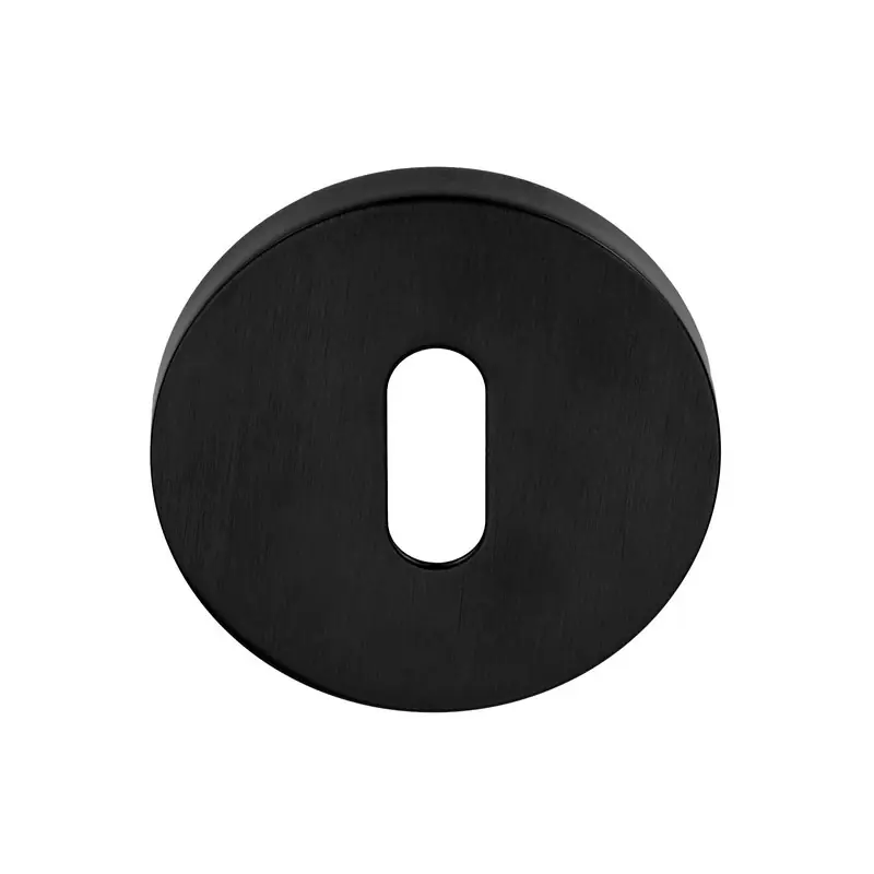Weekendaanbieding sleutelgatrozet pvd mat zwart